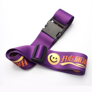 Wholesale high quality sublimation polyester luggage strap&belt