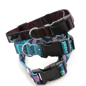 Factory directly manufacturer custom polyester sublimation dog collar