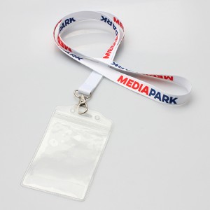 Eco friendly rpet retractable lanyard card holder recycle