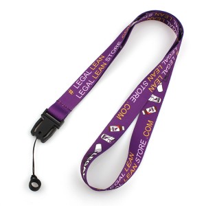 High quality polyester custom sublimation pen holder neck lanyard with logo for event
