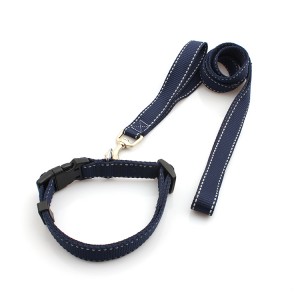 Reflective double Dog Leashes For Safe Night Walks