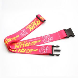 Travelling polyester retractable luggage belt with custom logo