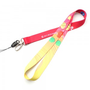 China wholesale high quality printed best lanyard with a metal hook