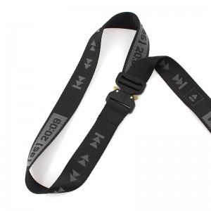 Woven fabric custom logo durable adjustable belt with high quality