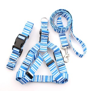 Made in China Eco-friendly Dog Harness Pet collars and leashes sets custom