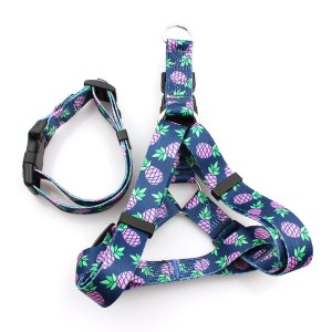Heat Transfer Custom Printed LOGO Lovely Manufacturers Pet Product Dog Harness