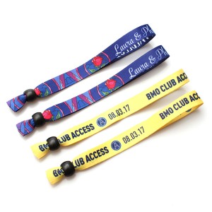 Full-color customized sublimation entry wristbands for event