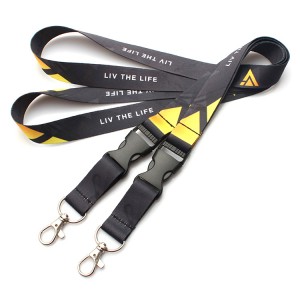 Soft Sublimation Cheap Printed Neck Lanyards