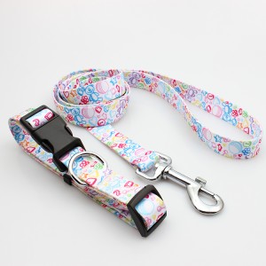 High Quality Bamboo Pet Leash And Collar Set With Breakaway Buckle
