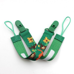 China manufacturer direct selling personality of good quality baby pacifier clip