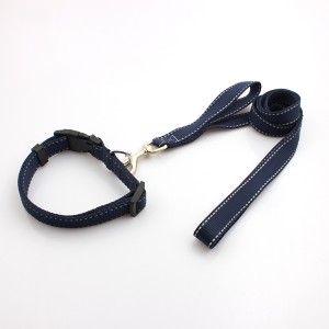 Reflective double Dog Leashes For Safe Night Walks
