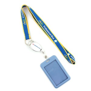 New designed custom breakaway buckle id badge holder colorful neck lanyards