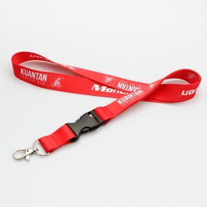 Guangzhou Factory custom printed logo cheap sublimation printing polyester lanyard with sample free