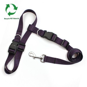 Multi function RPET eco friendly material running dog leash