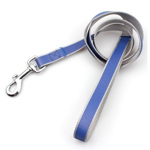 OEM heavy duty portable private label reflective material dog leash logo