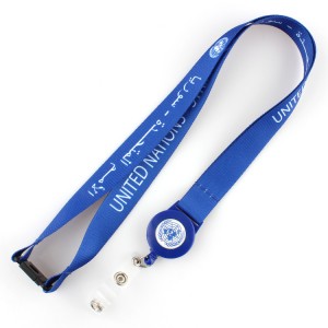 Friendship China Polyester Sublimated Neck Lanyards with plastics roll
