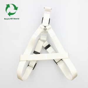 OEM ODM eco friendly RPET material recyclable blank dog harness pet