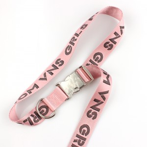 Discount Price China Merchandising Brand Custom Neck Polyester Fiber Lanyards with Logo Printed ID Card Holder