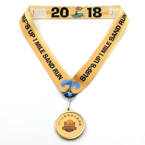 Custom high quality personalized polyester medal lanyard