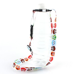 Best selling cheap custom printed water bottle holder neck strap