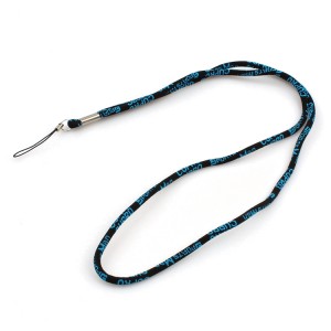 Professional polyester cheap custom rope lanyard strap