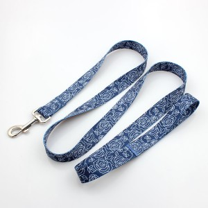 Wholesale polyester pet leashes for safety walking dog show leash