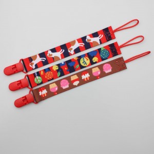 Promotional supplier baby soft feeding pacifier clips holder