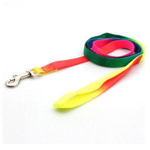 Customized pattern heat transfer printing comfortable dog collar leash