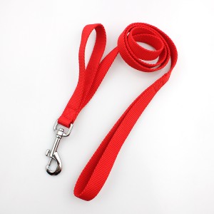 Safety double handle soft durable dog leash for walking