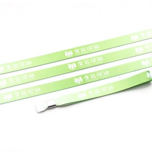 Manufacturer direct sales wristband with custom slide lock for party