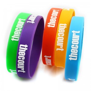 Wholesale cheap custom silicone bracelet rubber wristband for sport