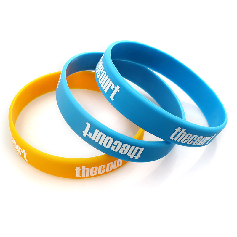 Wholesale cheap custom silicone bracelet rubber wristband for sport Featured Image