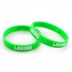 Wholesale cheap custom silicone bracelet rubber wristband for sport