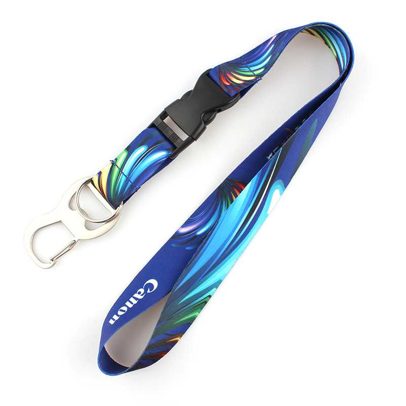 High quality polyester printed beer bottle opener lanyard custom logo Featured Image