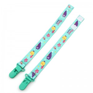 Wholesale Custom Logo Baby Pacifier Clip With Double-sided Paste