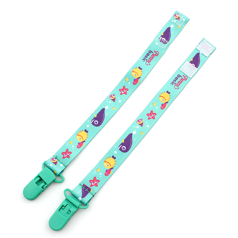 Wholesale Custom Logo Baby Pacifier Clip With Double-sided Paste Featured Image
