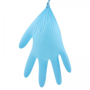 Blue Dust-proof Working Safety PVC Disposable Latex surgery gloves