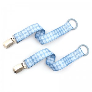 Promotional supplier baby soft feeding pacifier clips holder