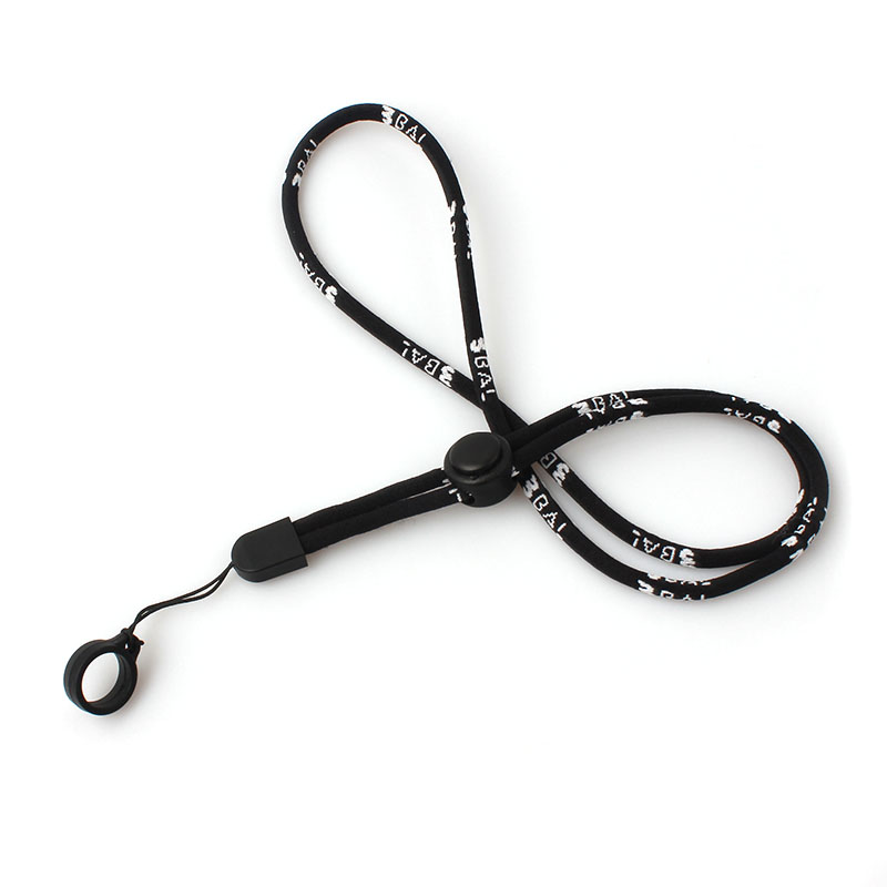 Wholesale custom adjustable woven round rope vape pen lanyards Featured Image