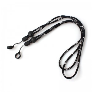 Wholesale custom adjustable woven round rope vape pen lanyards