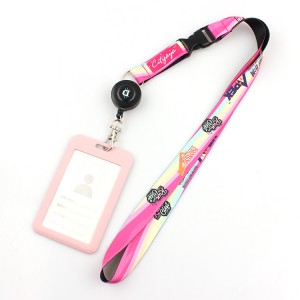 Hot Sale Products Printed Your Own Logo Neck Lanyard with  badge holder