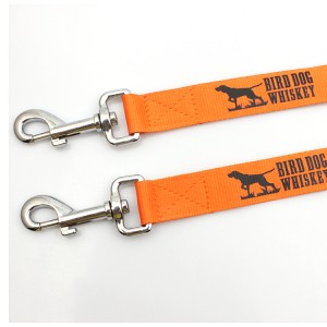 OEM factory custom design polyester woven training dog leash set