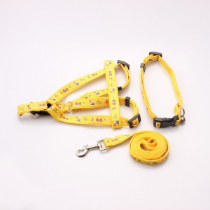 Wholesale adjustable comfort durable nylon training dog  harness leash