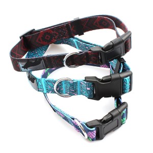 Factory directly manufacturer custom polyester sublimation dog collar