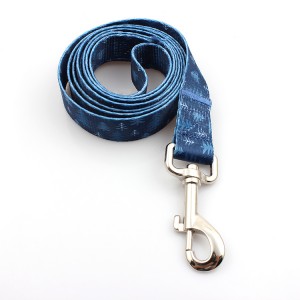 Custom webbing accessories dog leash with durable high metal hook