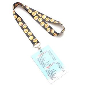 OEM cute lanyard and id card holder necklace
