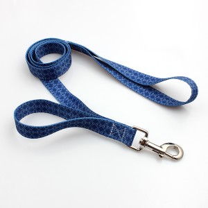 Printing double handle dog leash customized