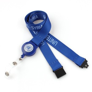 Friendship China Polyester Sublimated Neck Lanyards with plastics roll