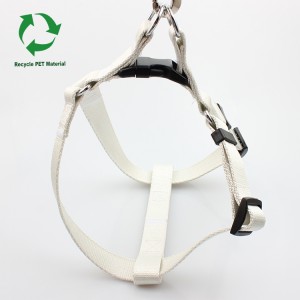 Factory customized eco friendly RPET material safety pet dog harness