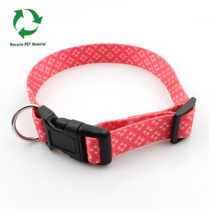 High quality recycled RPET printing dog collars and leash